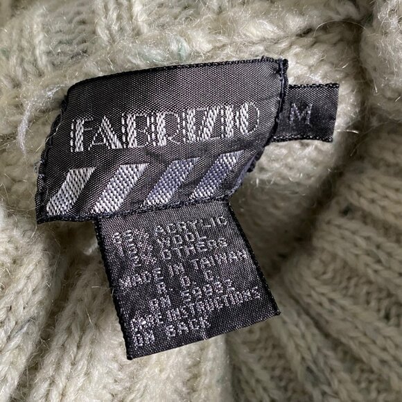 Mixed Grays Patterned Sweater - M - Picture 3 of 6